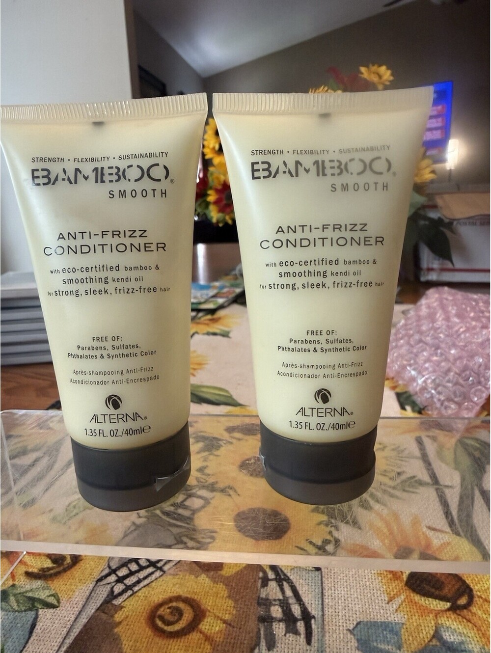 Alterna Bamboo Smooth Anti-frizz Conditioner 1.35oz (2PACK) Travel Size